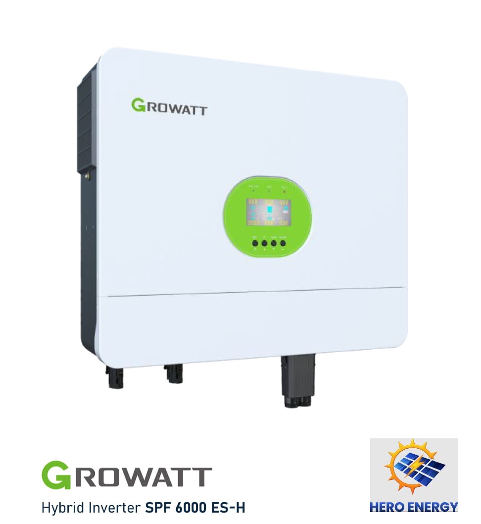 GROWATT-inverter-SPF-6000-ES-H-2 اینورتر هیبرید 6 کیلووات گرووات GROWATT مدل SPF6000 ES H - Image 1