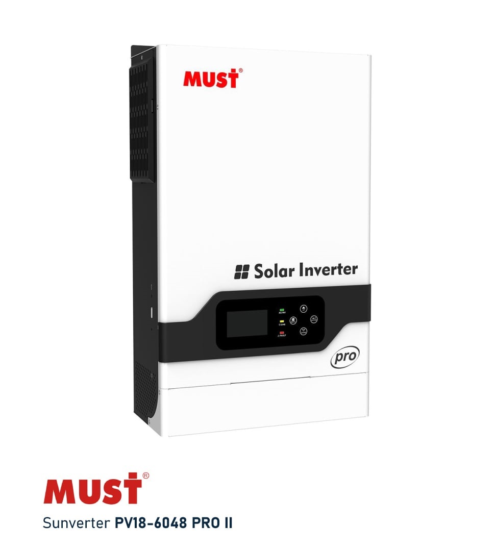 MUST-sunverter-PV18-6048-PRO-II اینورتر 6 کیلووات آفگرید ( سانورتر) برند (ماست) MUST مدل PV18-6048 PRO II - Image 1